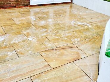 Photo from the job: What's involved in a patio or driveway clean