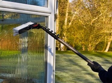 Photo from the job: Commercial window and exterior cleaning in Surrey