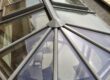 The lantern glass clean and the room lighter.