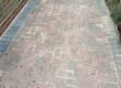 The block paving clean, with its colour back.