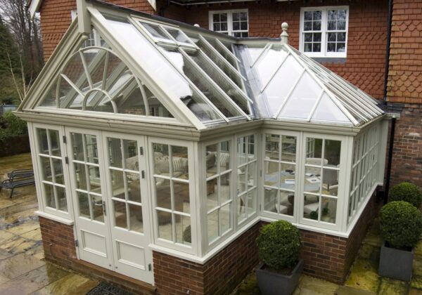 Photo from the job: Wooden Conservatory Roof Cleaning in Crawley Down