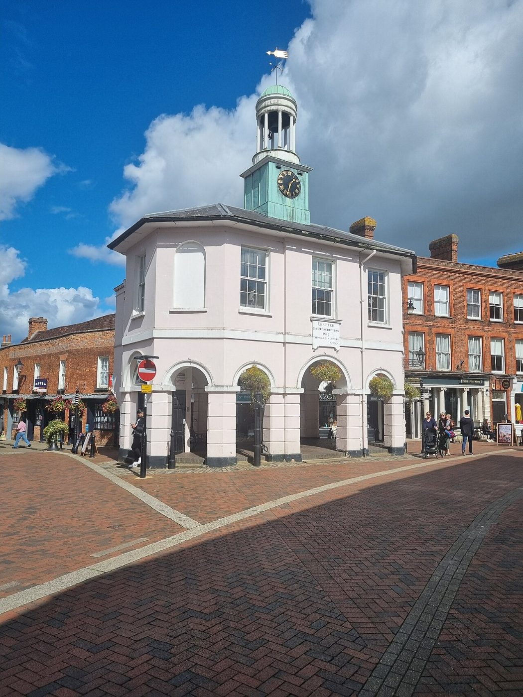 The Pepperpot, Godalming’s old town hall, on the High Street