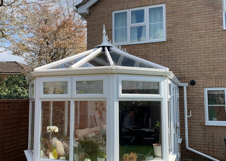 The roof, frames and gutters cleaned.
