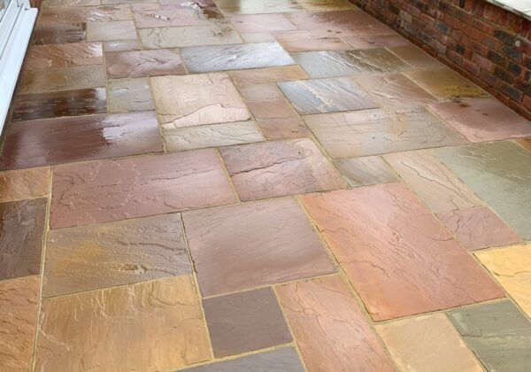 The sandstone cleaned.